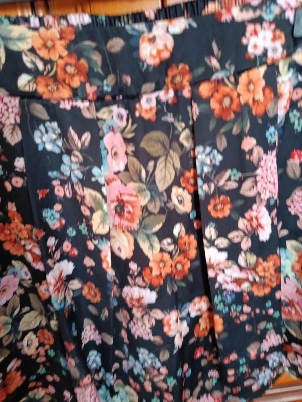 Floral Fluid Trouser Skirt Stradivarius - Size S – photo 7